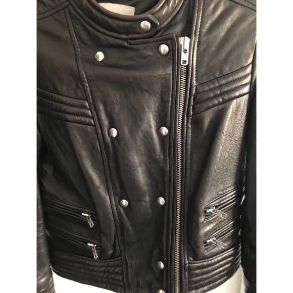 IRO 'ROJAN' LEATHER JACKET - Picture 5 of 6
